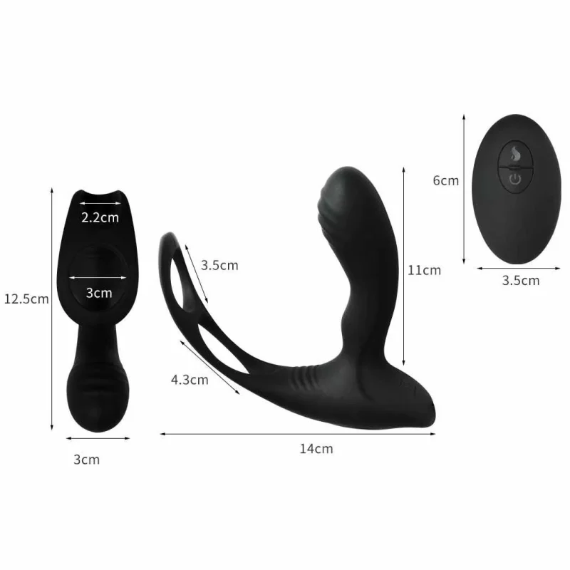 wireless heating vibrator with remote control