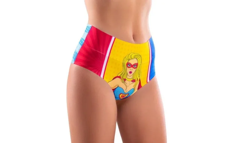 wonder girl hi briefs comic inspired underwear