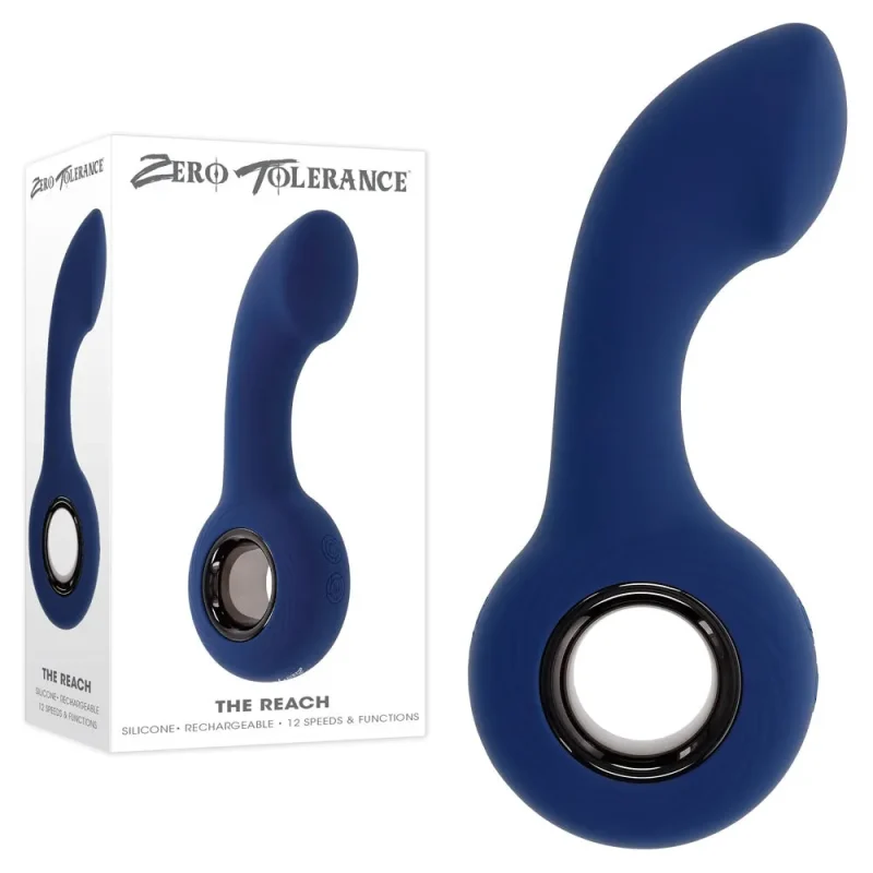 zero tolerance blue 13 8cm usb rechargeable vibrating anal plug