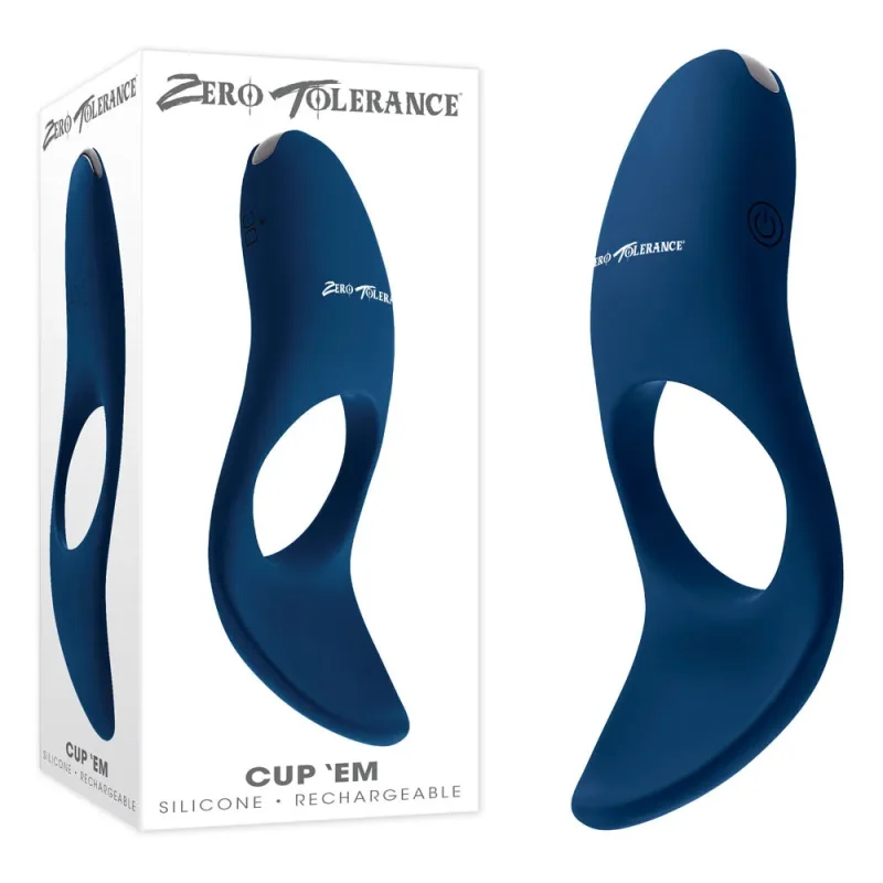 zero tolerance blue usb rechargeable vibrating cock ring