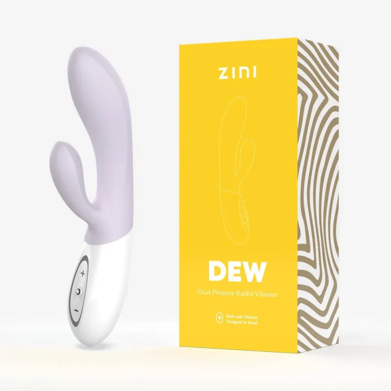 zini dew 20cm purple hydrangea usb rechargeable rabbit vibrator