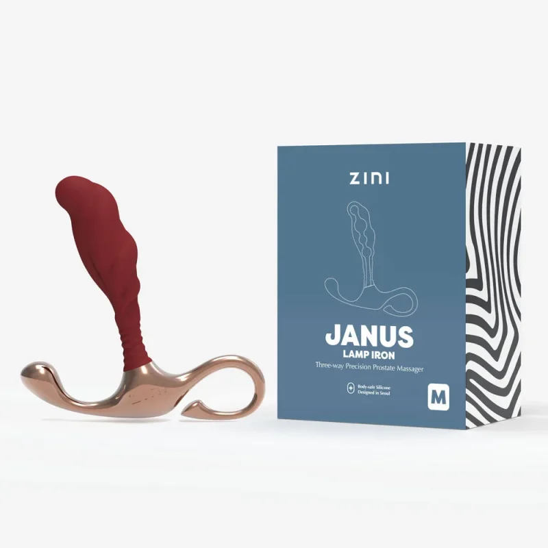 zini janus iron red medium prostate massager lamp